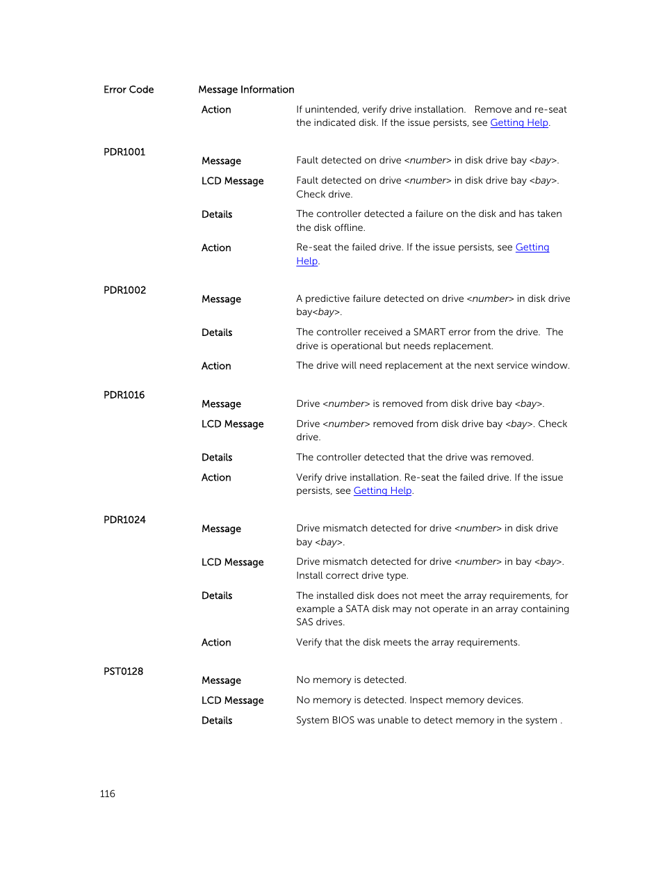 Dell PowerEdge M820 (for PE VRTX) User Manual | Page 116 / 154
