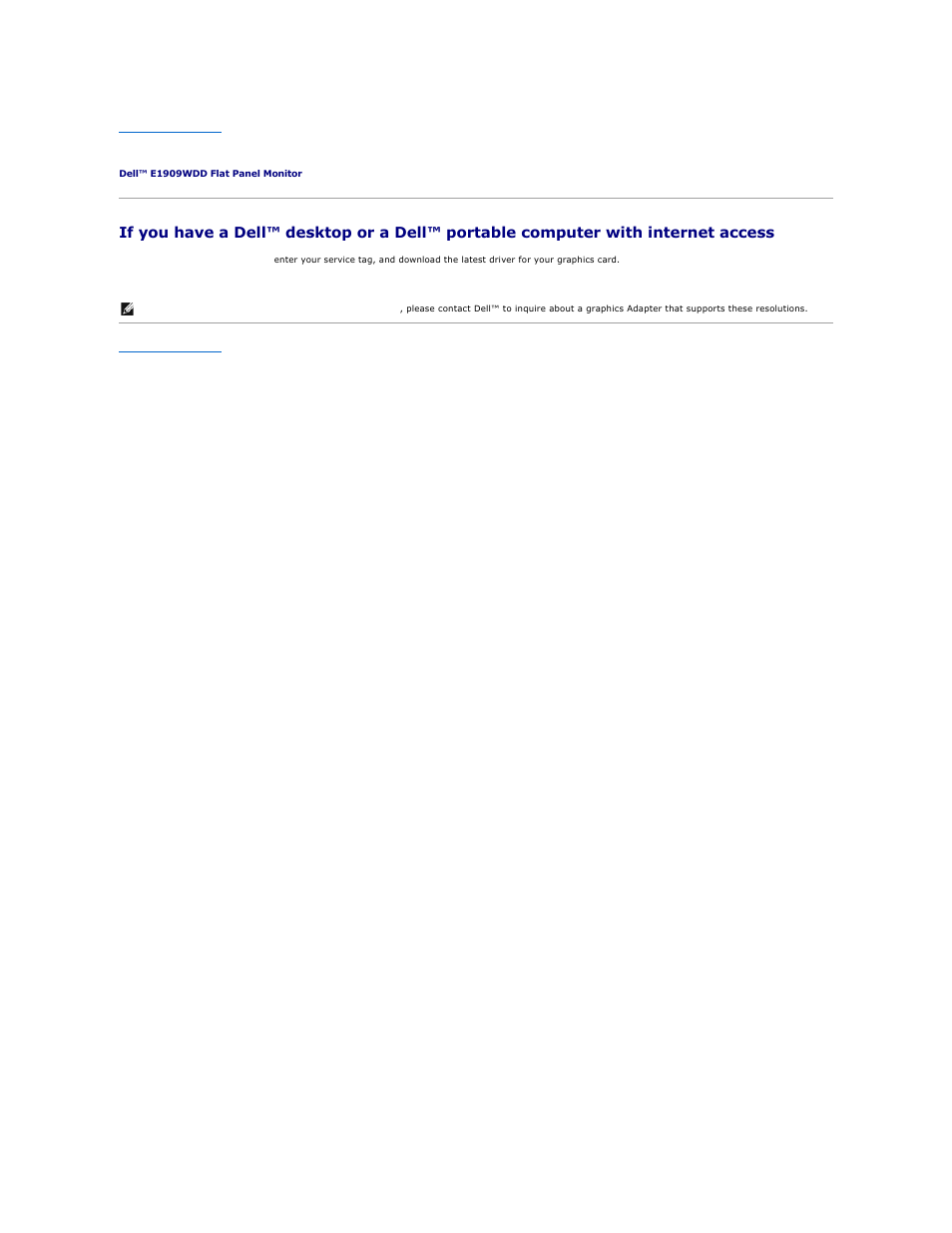 Setting up your monitor | Dell E1909WDD Monitor User Manual | Page 10 / 21
