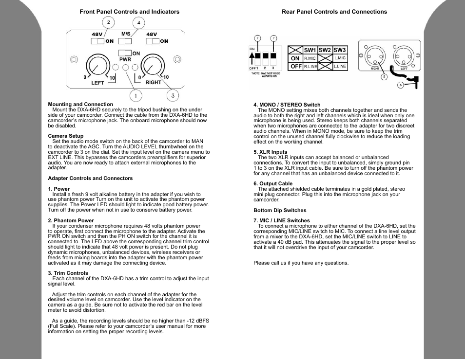 BeachTek High Definition Adapter DXA-6HD User Manual | Page 2 / 2