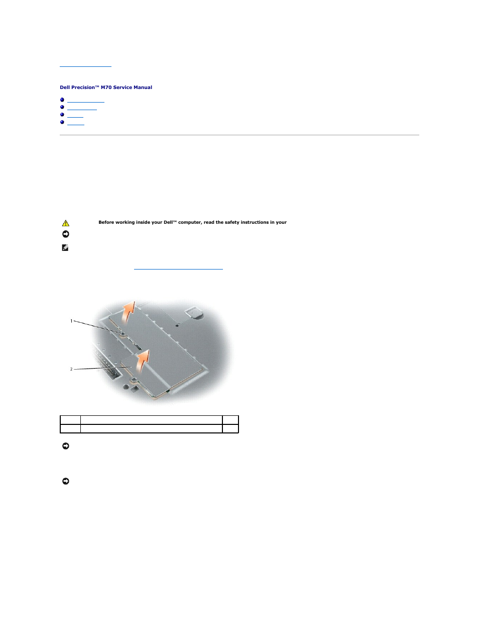Dell Precision M70 User Manual | Page 38 / 46
