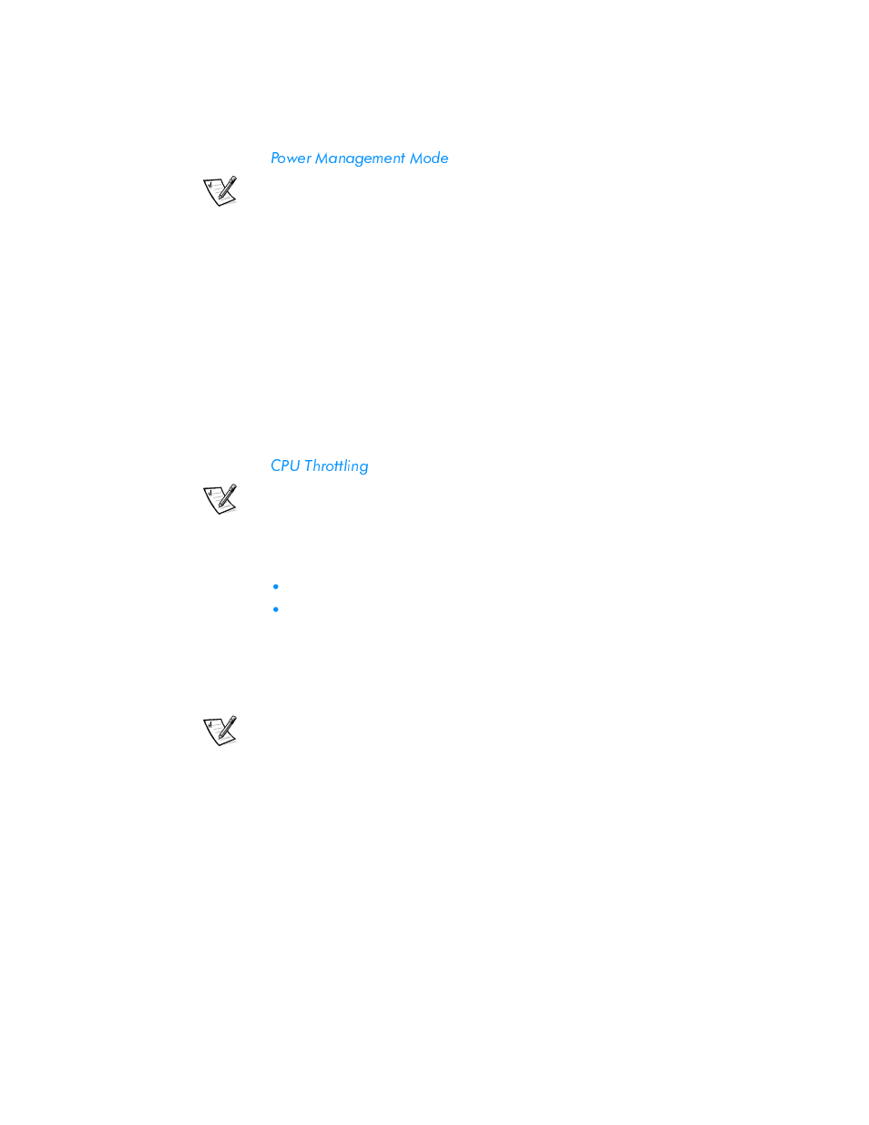 Power management mode, Cpu throttling, Power management mode -9 | Cpu throttling -9 | Dell Inspiron 3500 User Manual | Page 39 / 168