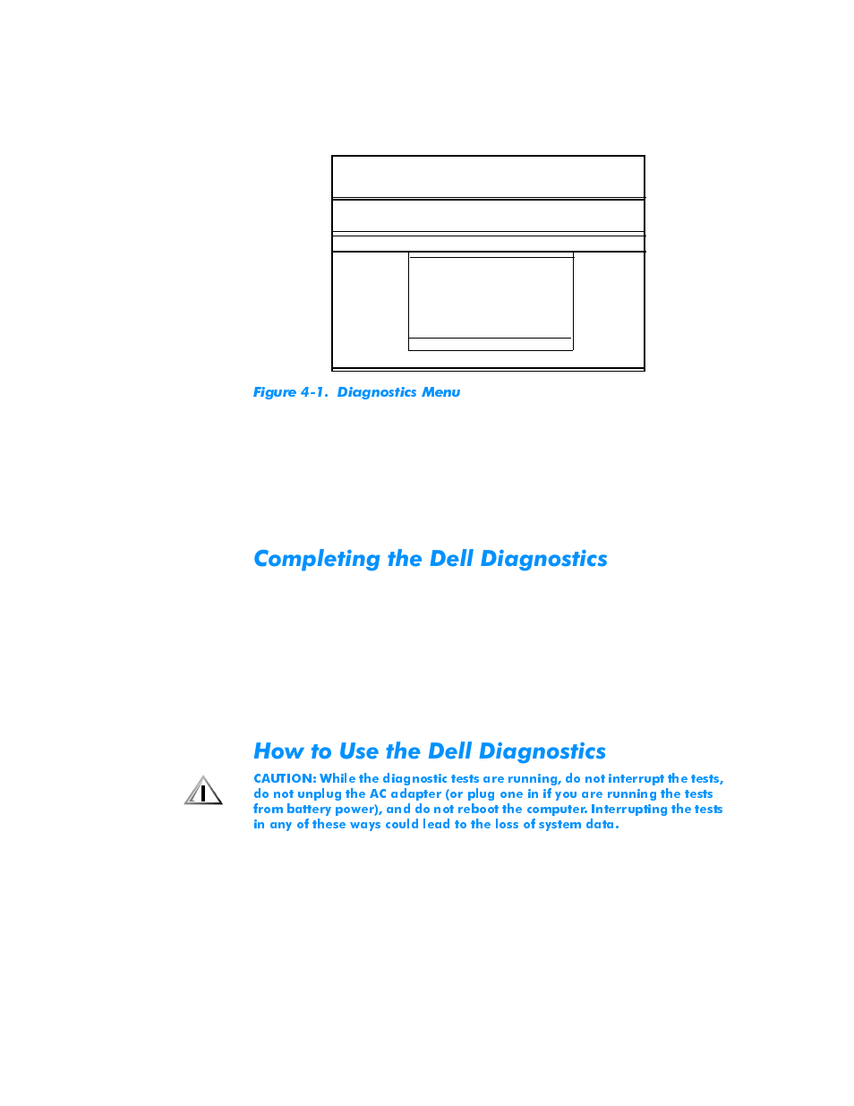 Completing the dell diagnostics, How to use the dell diagnostics, Completing the dell diagnostics -4 | How to use the dell diagnostics -4, Rpsohwlqjwkh'hoo'ldjqrvwlfv, Rzwr8vhwkh'hoo'ldjqrvwlfv | Dell Inspiron 3500 User Manual | Page 86 / 168
