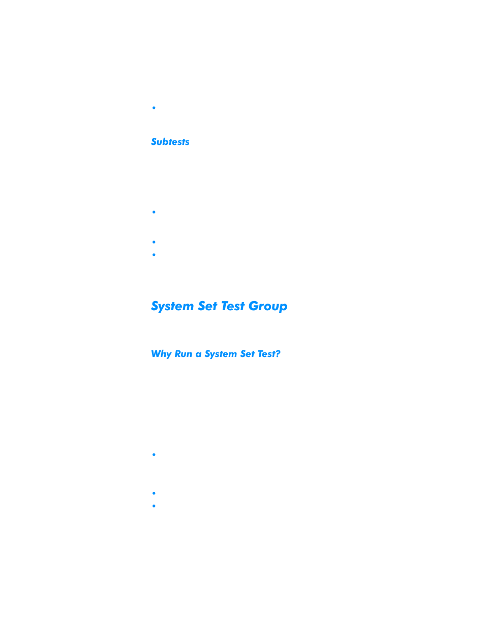 Subtests, System set test group, Why run a system set test | Subtests -15, System set test group -15, Why run a system set test? -15, 6\vwhp6hw7hvw*urxs | Dell Inspiron 3500 User Manual | Page 97 / 168