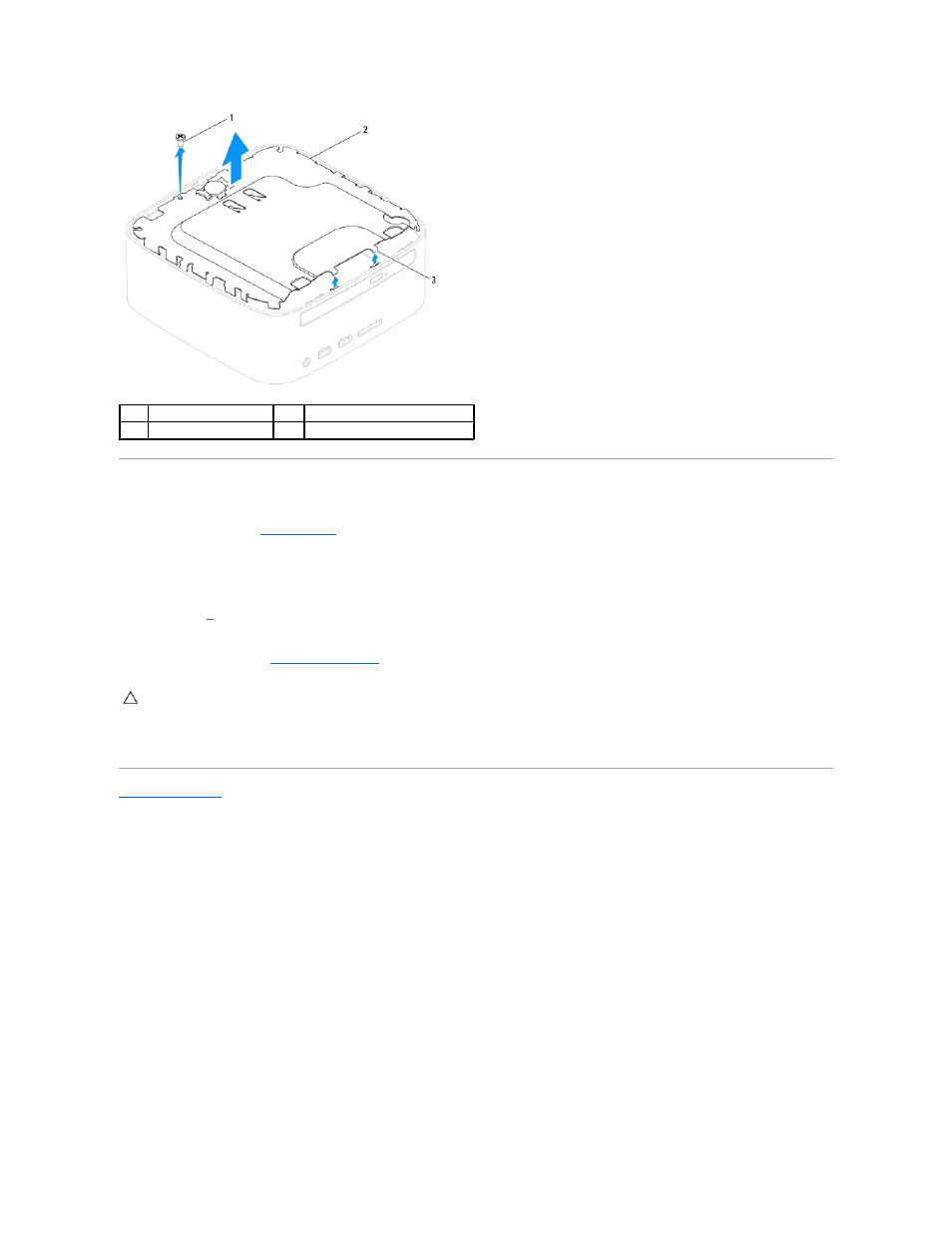 Replacing the top bracket | Dell Inspiron Zino HD (400, Late 2009) User Manual | Page 52 / 53