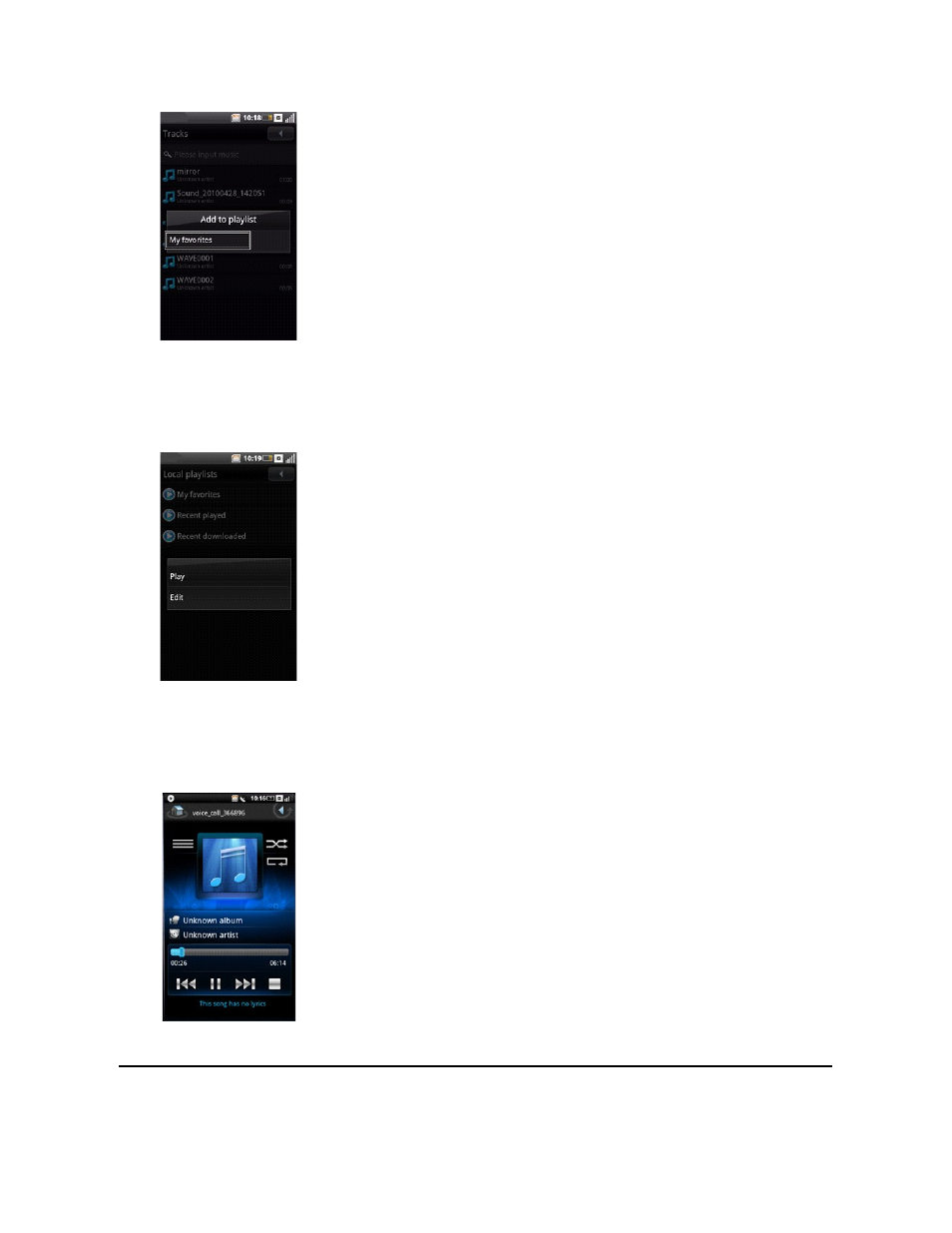 Music player | Dell Mini 3v User Manual | Page 57 / 90