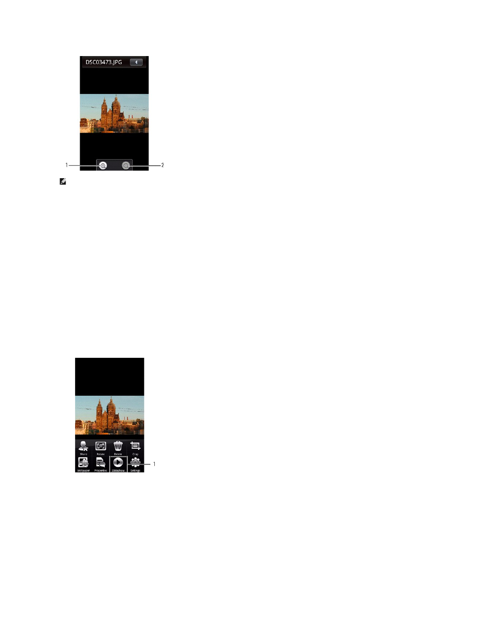 Managing picture files | Dell Mini 3v User Manual | Page 62 / 90