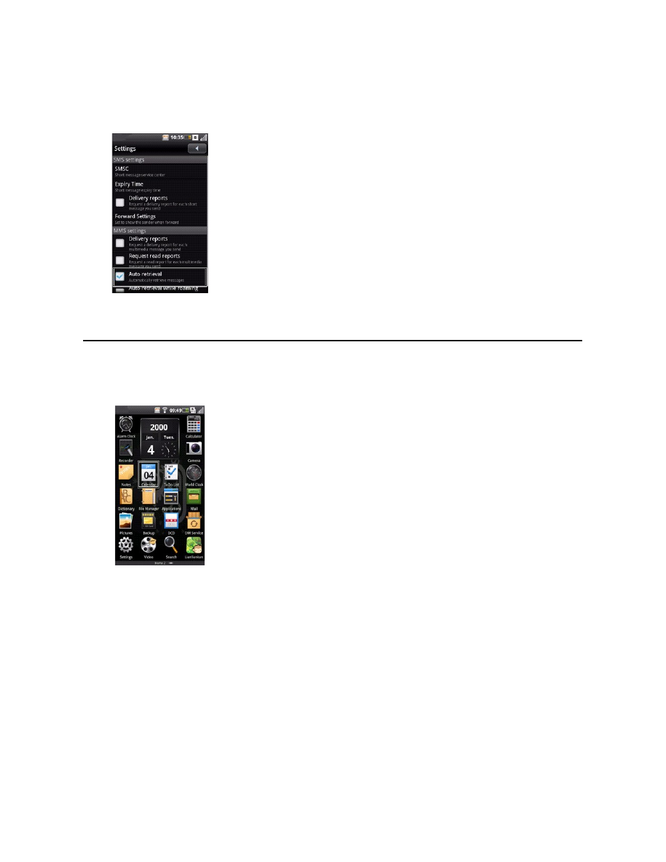 Calendar, Calendar views | Dell Mini 3v User Manual | Page 73 / 90
