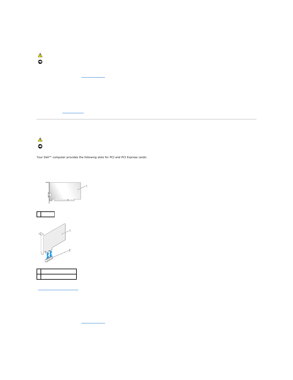 Cards | Dell Dimension 3100/E310 User Manual | Page 16 / 52