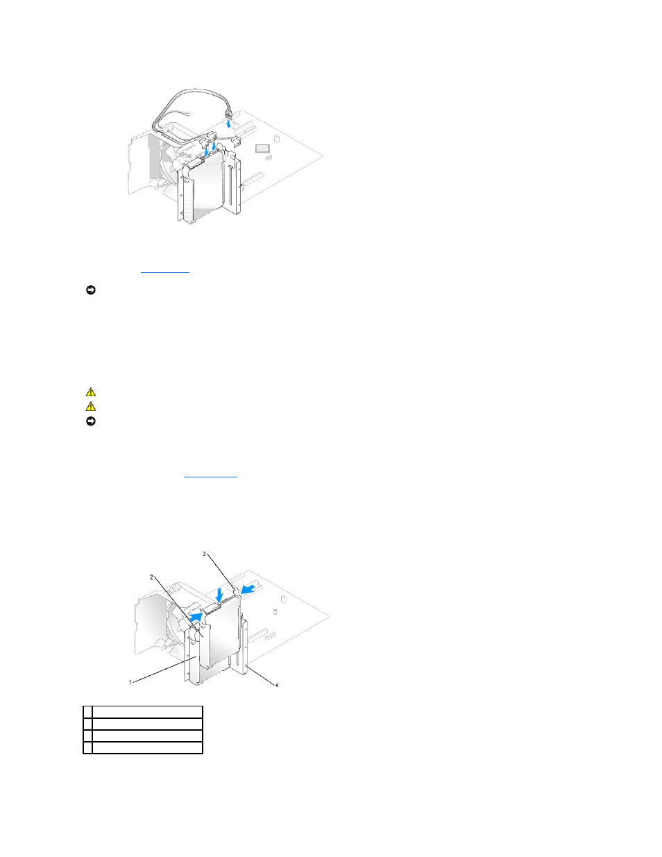 Adding a second hard drive (optional) | Dell Dimension 3100/E310 User Manual | Page 25 / 52