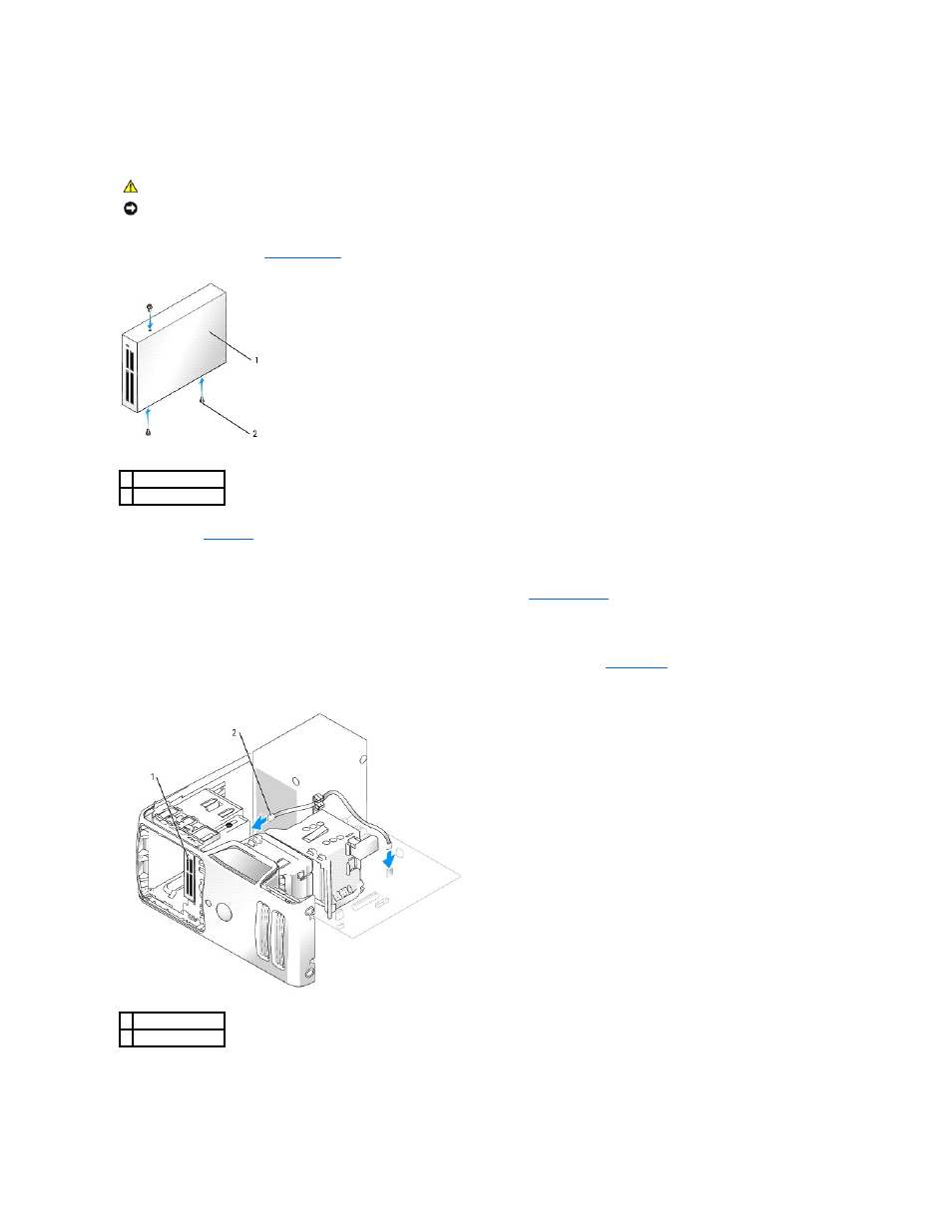 Installing a media card reader | Dell Dimension 3100/E310 User Manual | Page 30 / 52