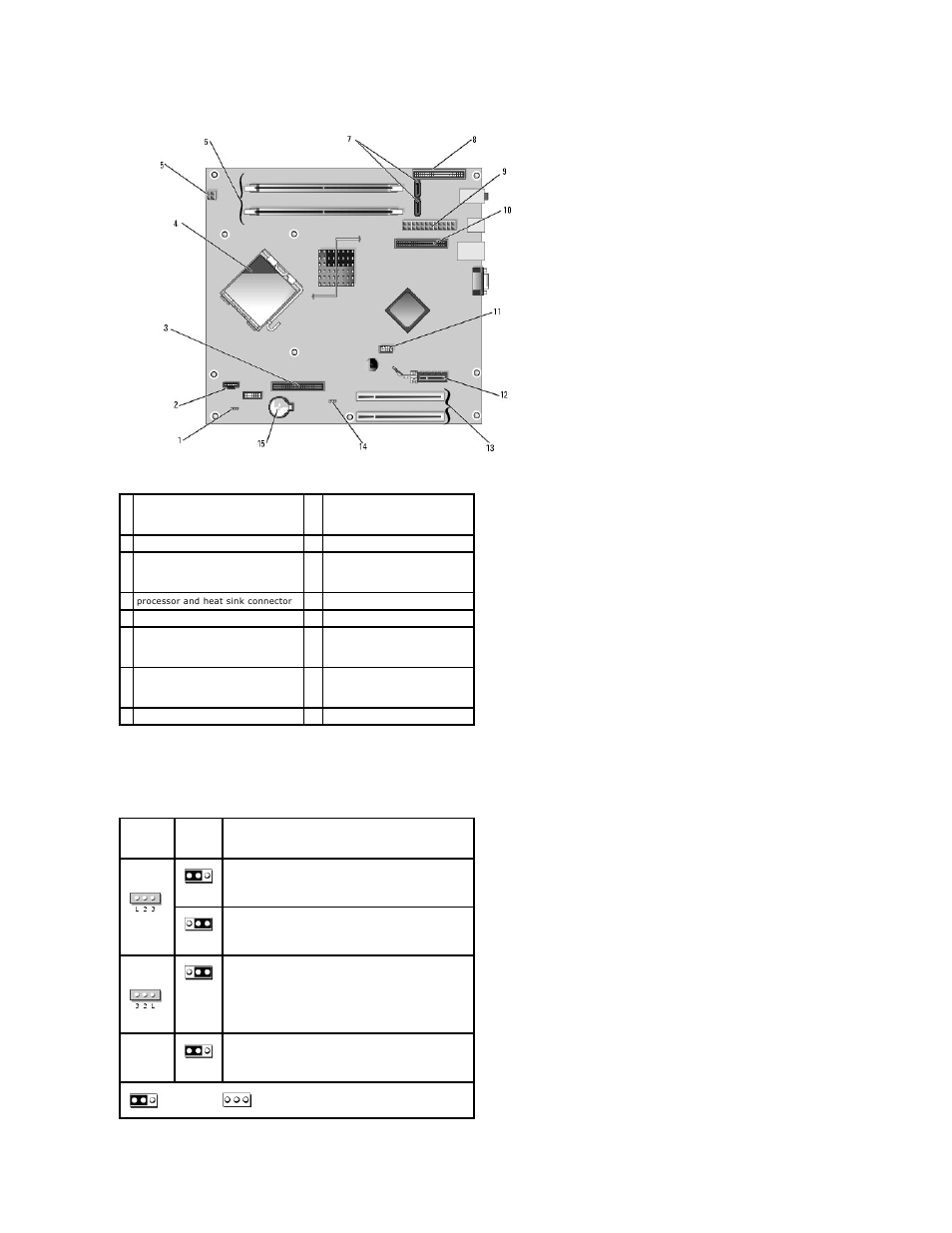 Jumper settings | Dell Dimension 3100/E310 User Manual | Page 49 / 52