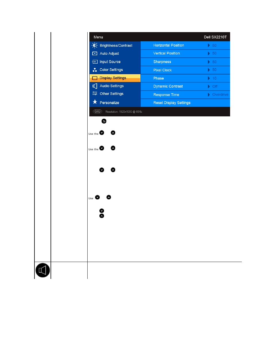 Dell SX2210T Touch Monitor User Manual | Page 21 / 43