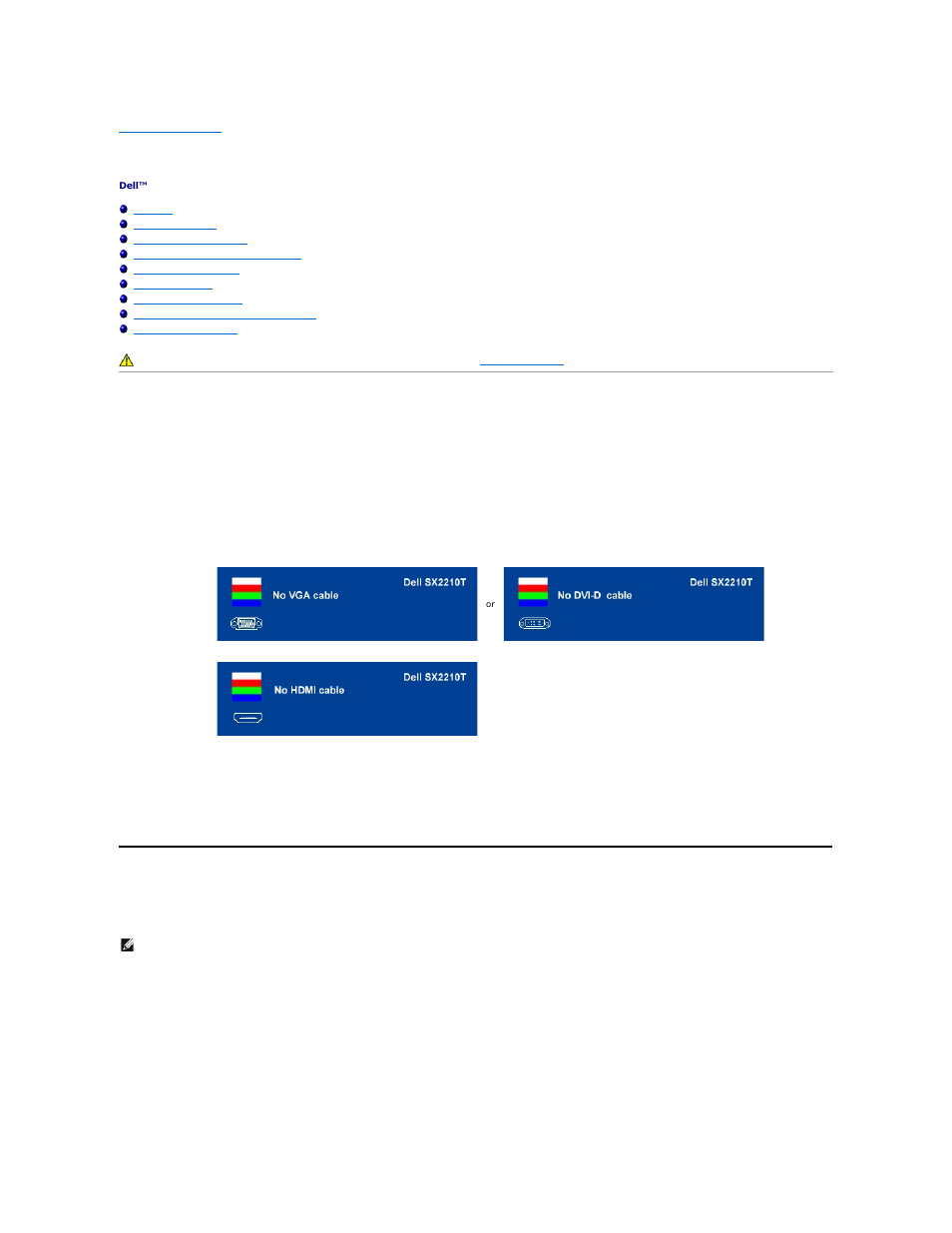 Troubleshooting, Self-test, Built-in diagnostics | Dell SX2210T Touch Monitor User Manual | Page 37 / 43