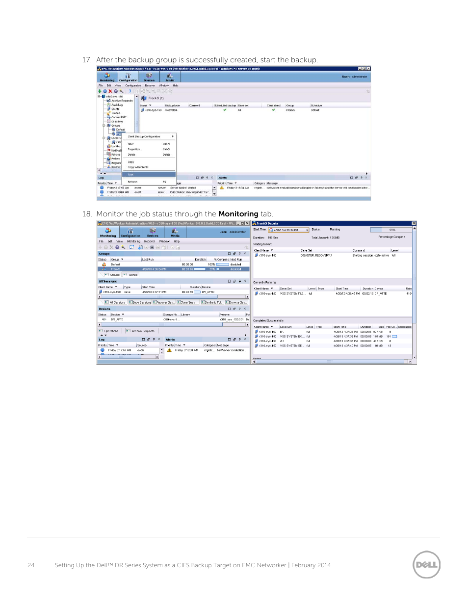 Dell PowerVault DR2000v User Manual | Page 24 / 34