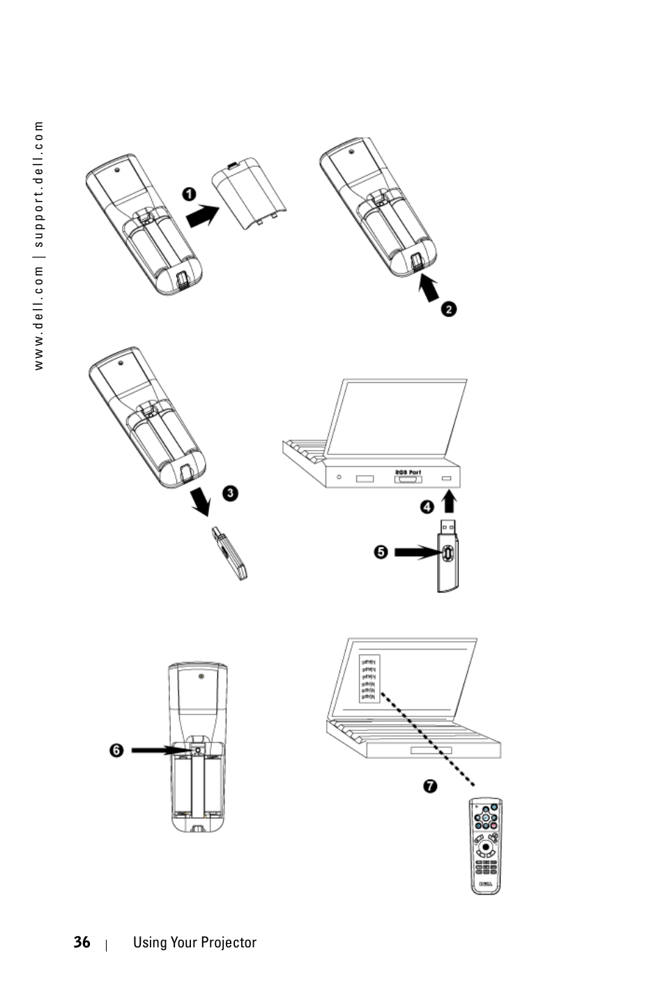 Dell 5100MP Projector User Manual | Page 36 / 61
