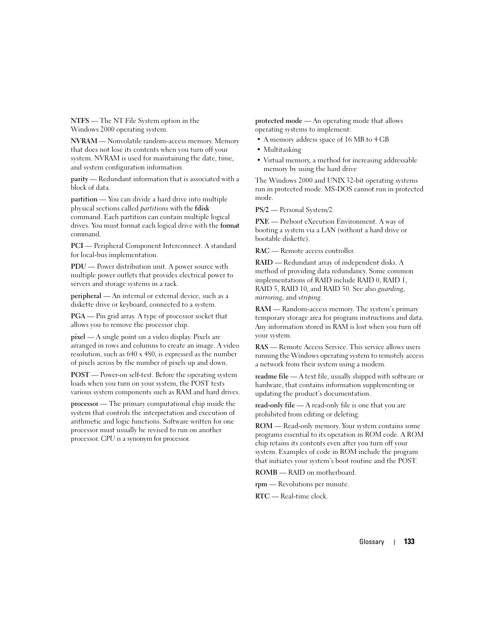 Dell PowerEdge 860 User Manual | Page 133 / 140