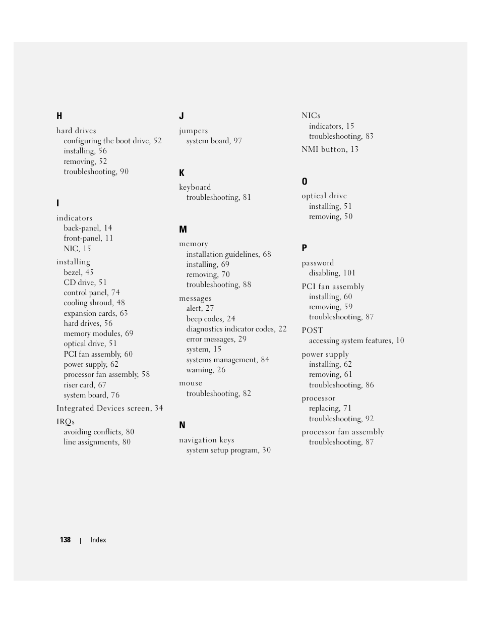 Dell PowerEdge 860 User Manual | Page 138 / 140