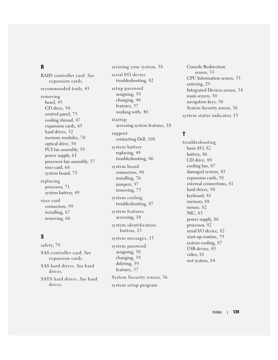Dell PowerEdge 860 User Manual | Page 139 / 140