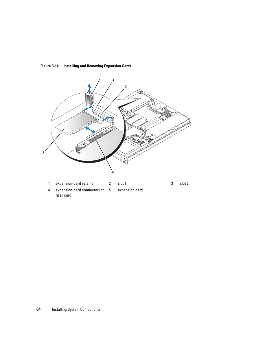 D slots. see figure 3-14, See figure 3-14 | Dell PowerEdge 860 User Manual | Page 64 / 140