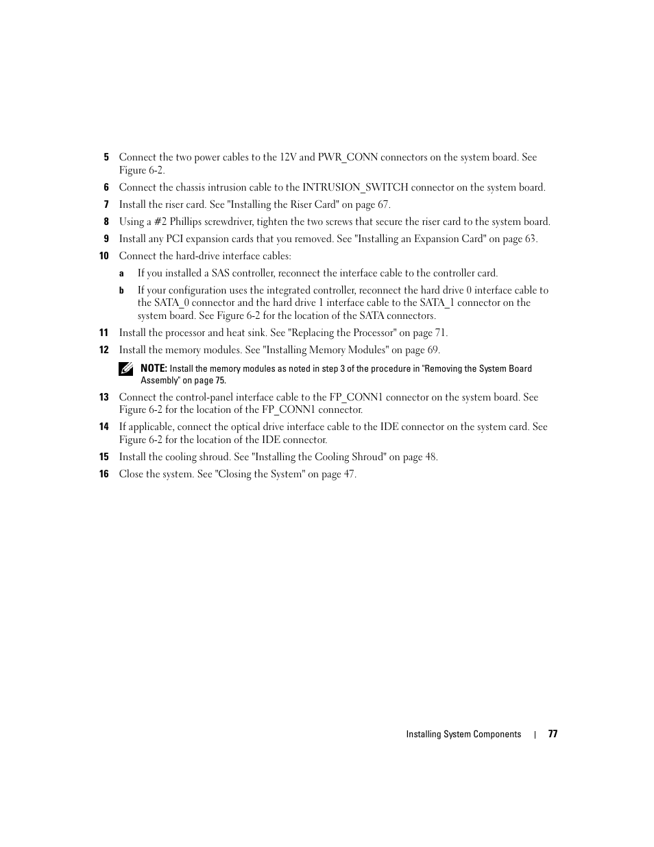 Dell PowerEdge 860 User Manual | Page 77 / 140