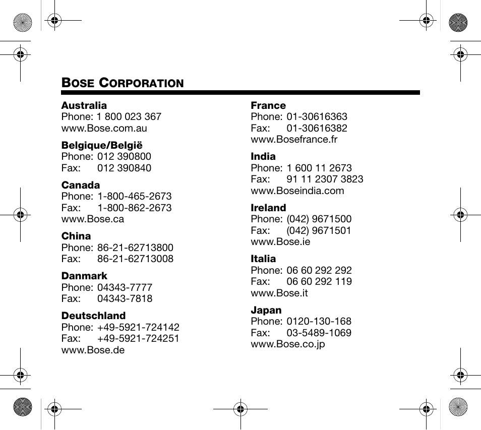 Bose Mobile On-Ear Headset User Manual | Page 32 / 36