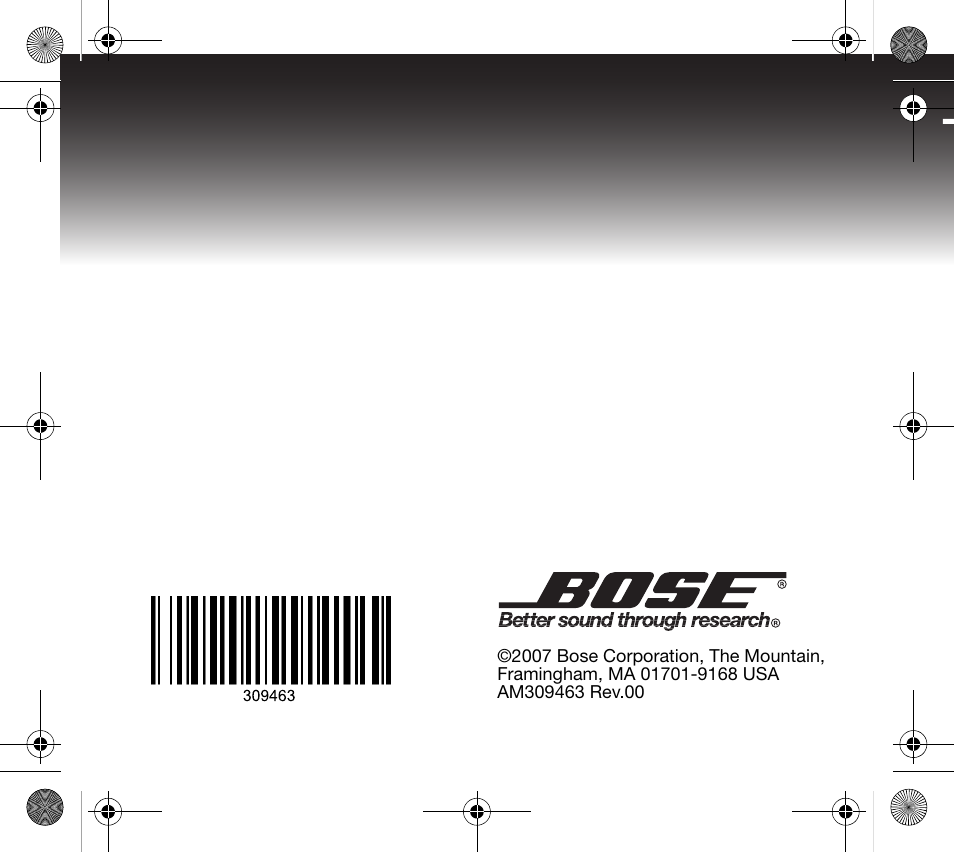 Bose Mobile On-Ear Headset User Manual | Page 36 / 36