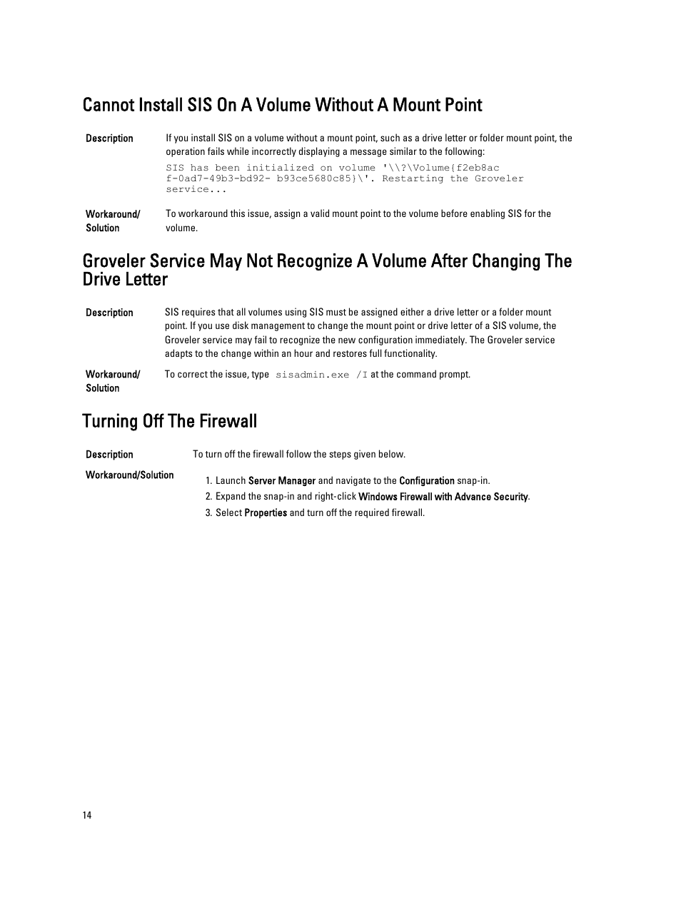Turning off the firewall | Dell PowerVault NX3100 User Manual | Page 14 / 15