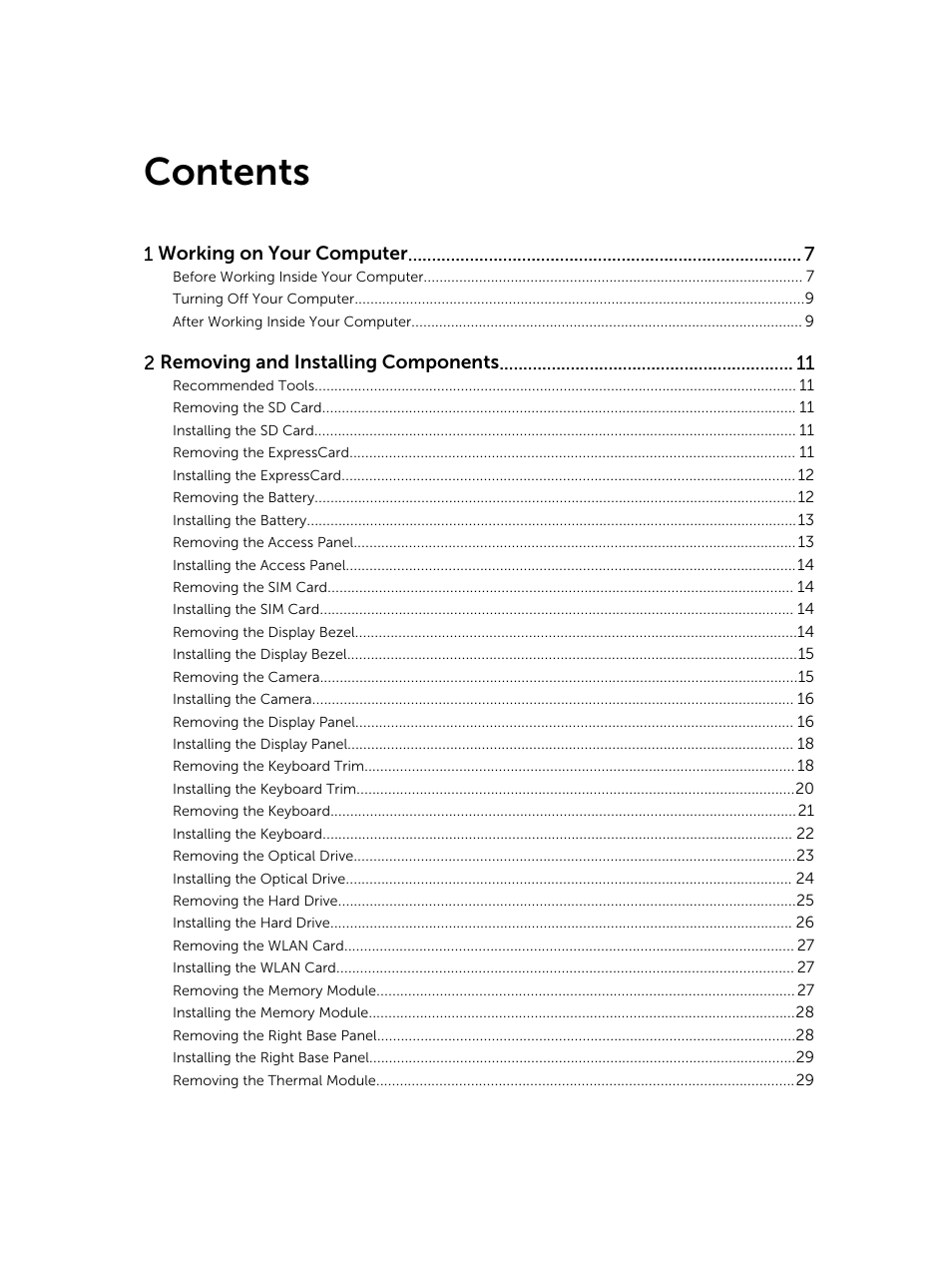 Dell Latitude E5430 (Mid 2012) User Manual | Page 3 / 79
