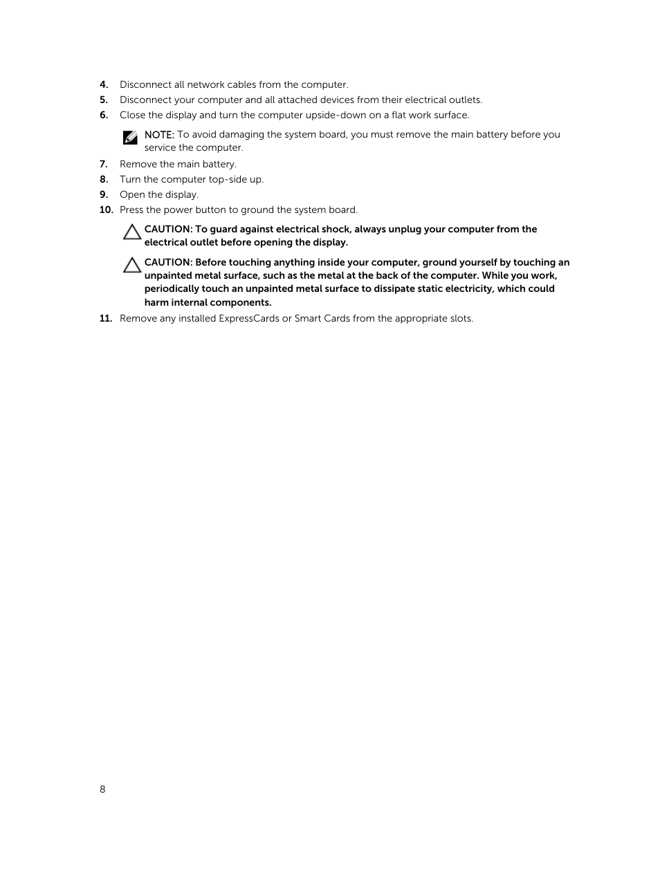 Dell Latitude E5430 (Mid 2012) User Manual | Page 8 / 79