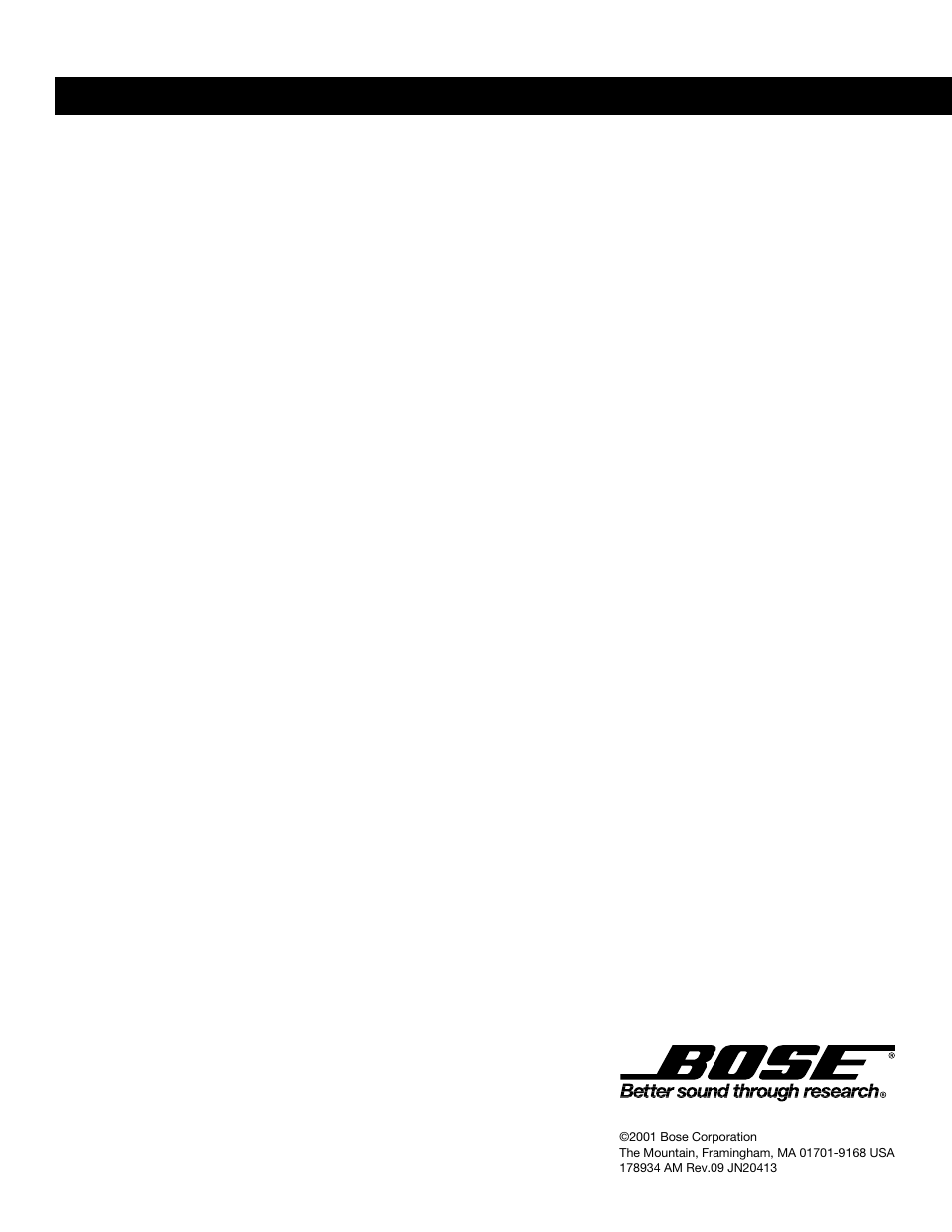 Bose Lifestyle 20 User Manual | Page 31 / 31