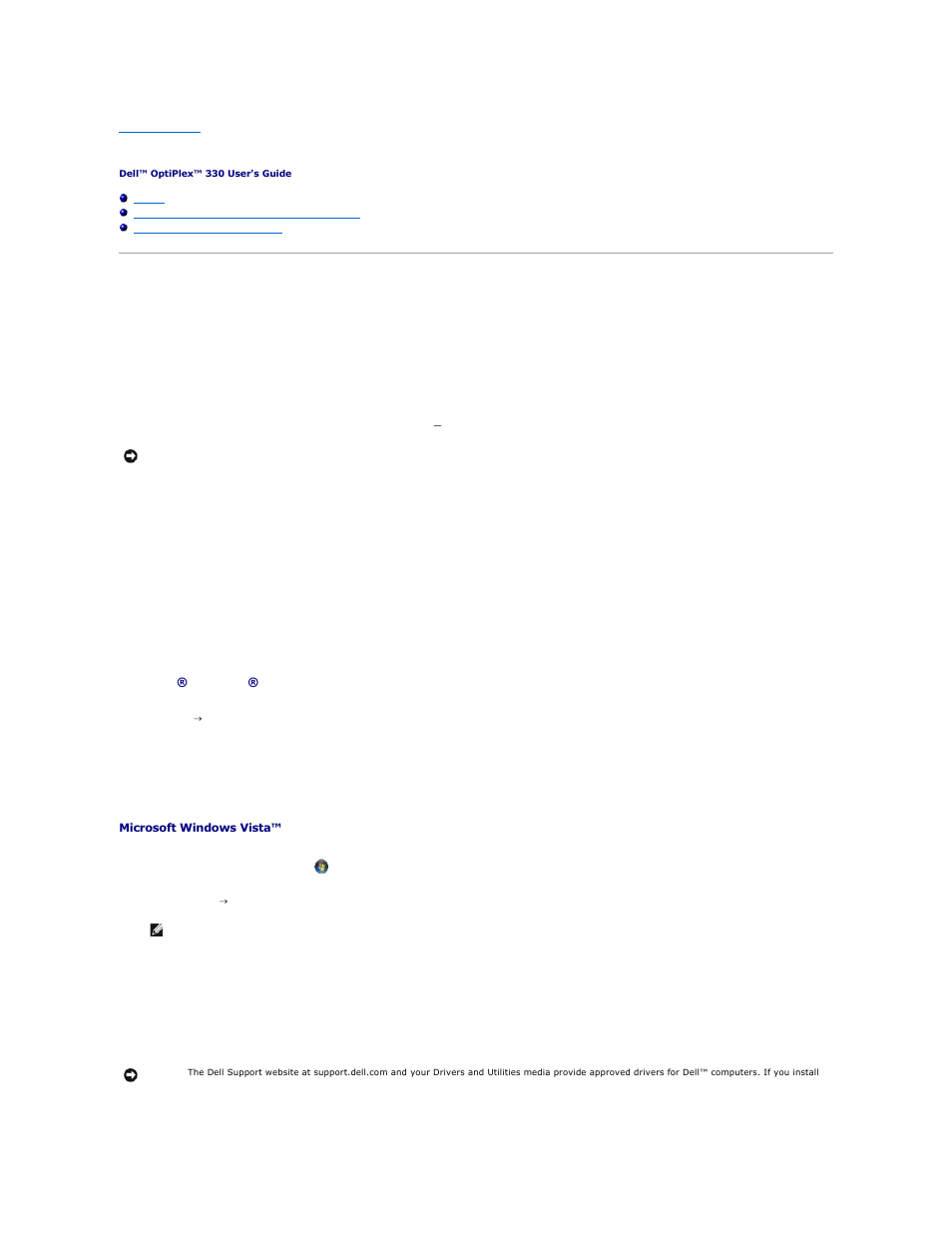 Reinstalling software, Drivers, What is a driver | Identifying drivers, Reinstalling drivers and utilities | Dell OptiPlex 330 (Late 2007) User Manual | Page 122 / 143