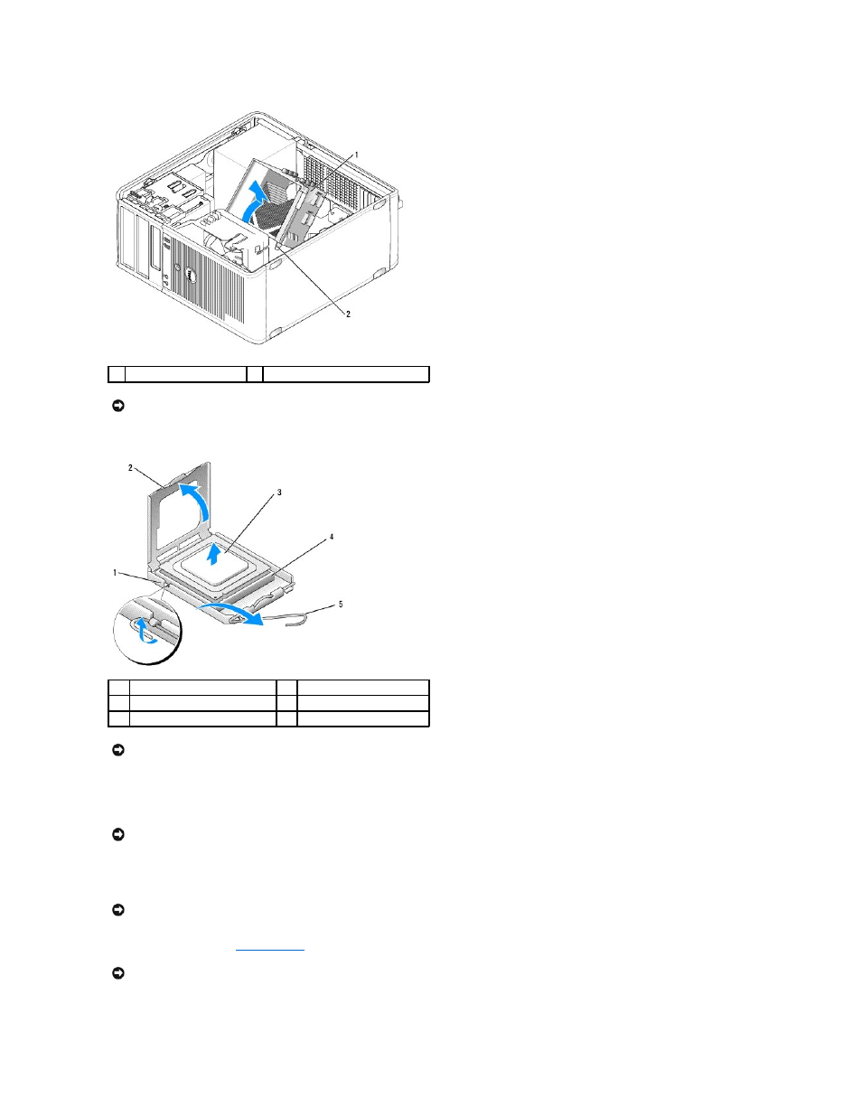 Installing the processor and heat sink | Dell OptiPlex 330 (Late 2007) User Manual | Page 59 / 143