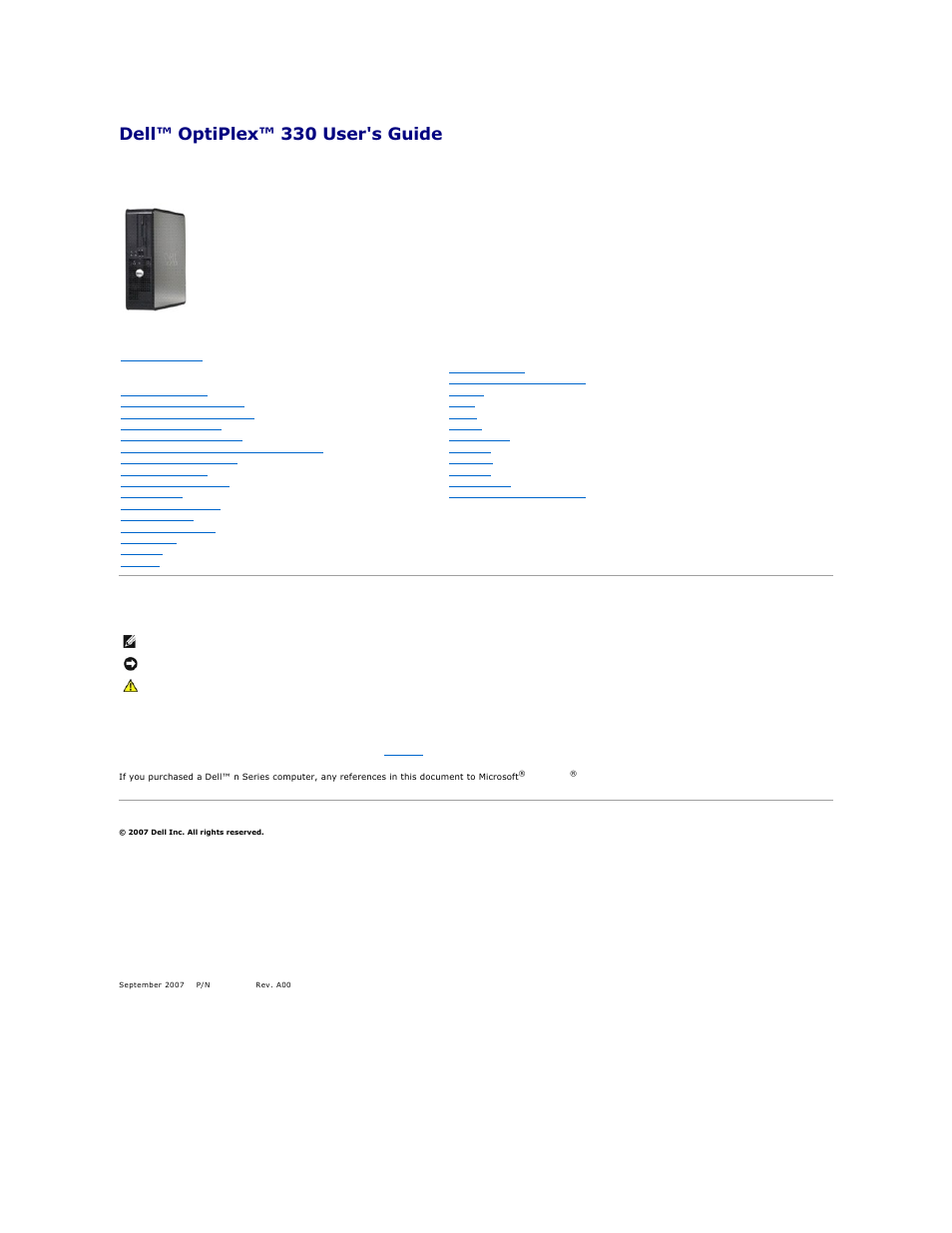 Dell™ optiplex™ 330 user's guide, Desktop computer | Dell OptiPlex 330 (Late 2007) User Manual | Page 74 / 143