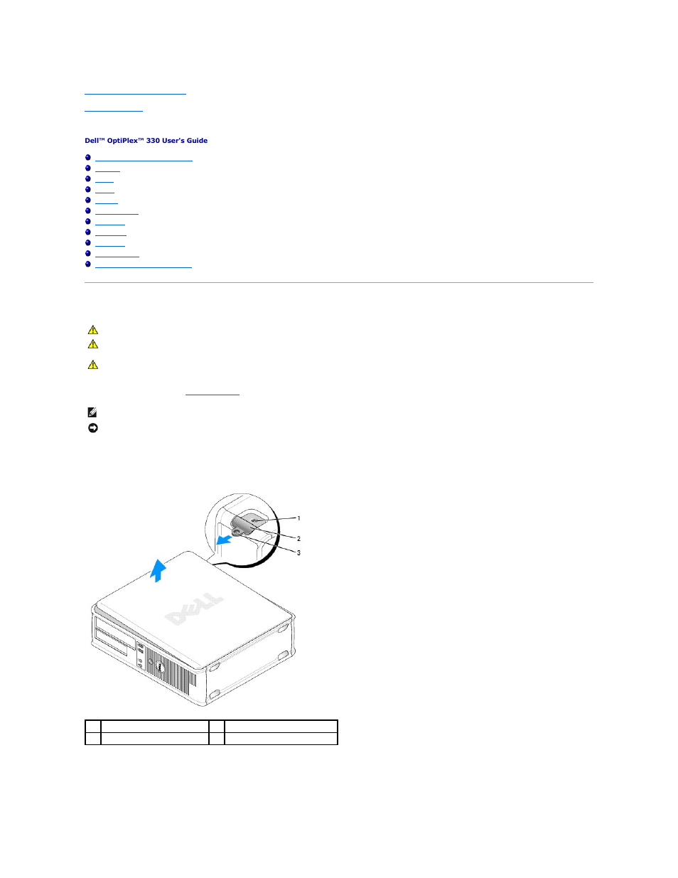 Desktop computer parts, Removing the computer cover | Dell OptiPlex 330 (Late 2007) User Manual | Page 75 / 143