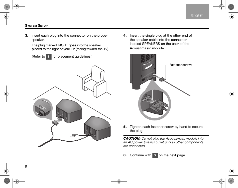 Bose CineMate GS Series II User Manual | Page 10 / 124
