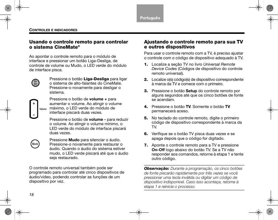 Bose CineMate GS Series II User Manual | Page 110 / 124