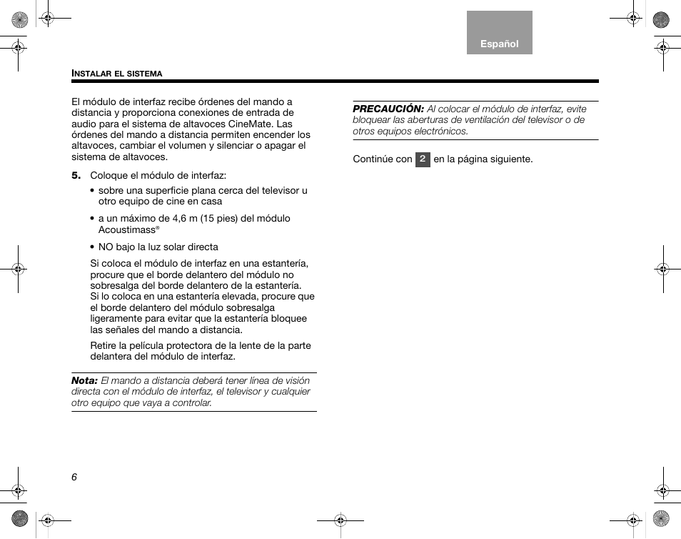 Bose CineMate GS Series II User Manual | Page 38 / 124