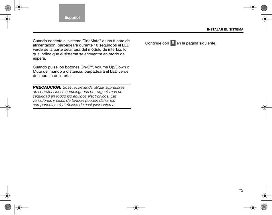 Bose CineMate GS Series II User Manual | Page 45 / 124