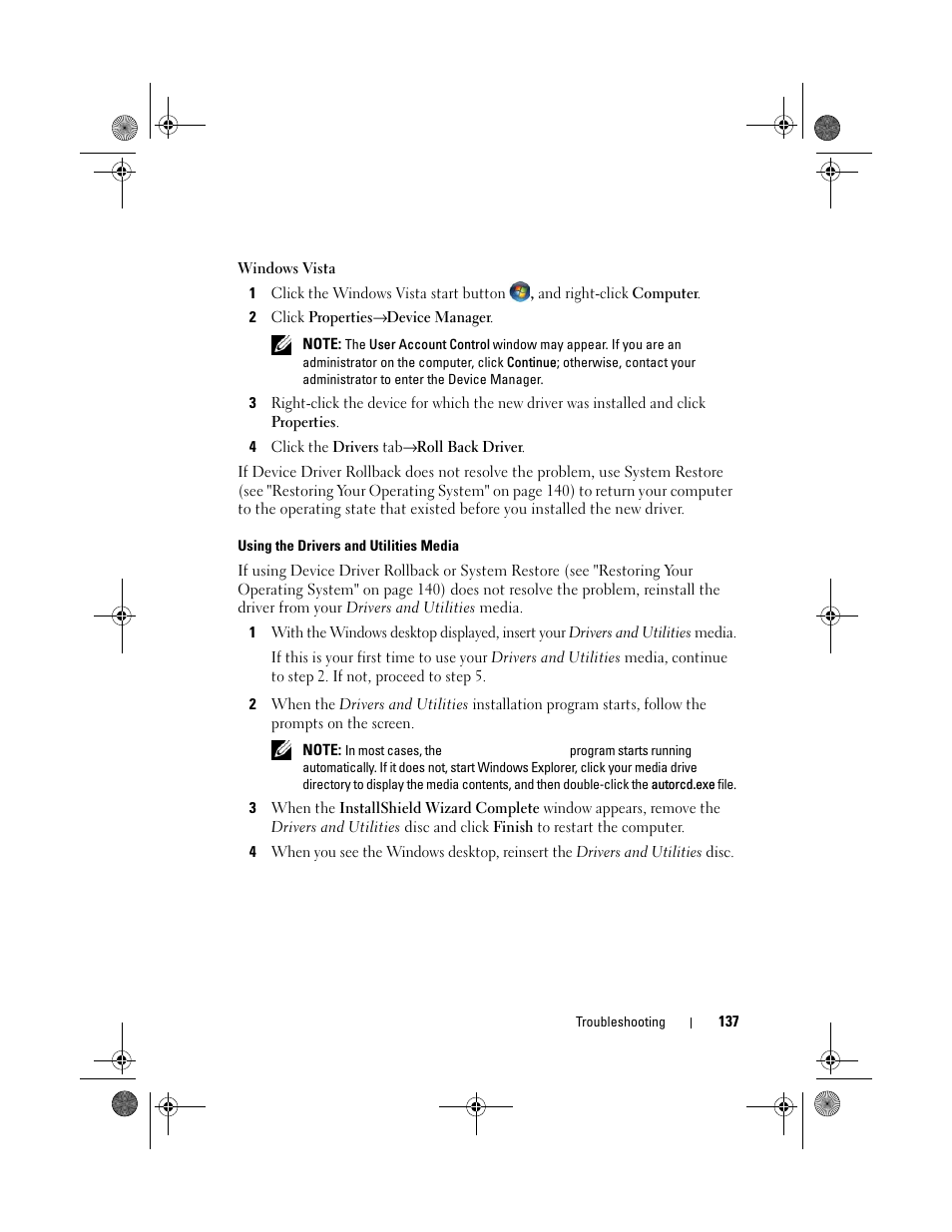 Dell XPS M1730 (M1730, Late 2007) User Manual | Page 137 / 208