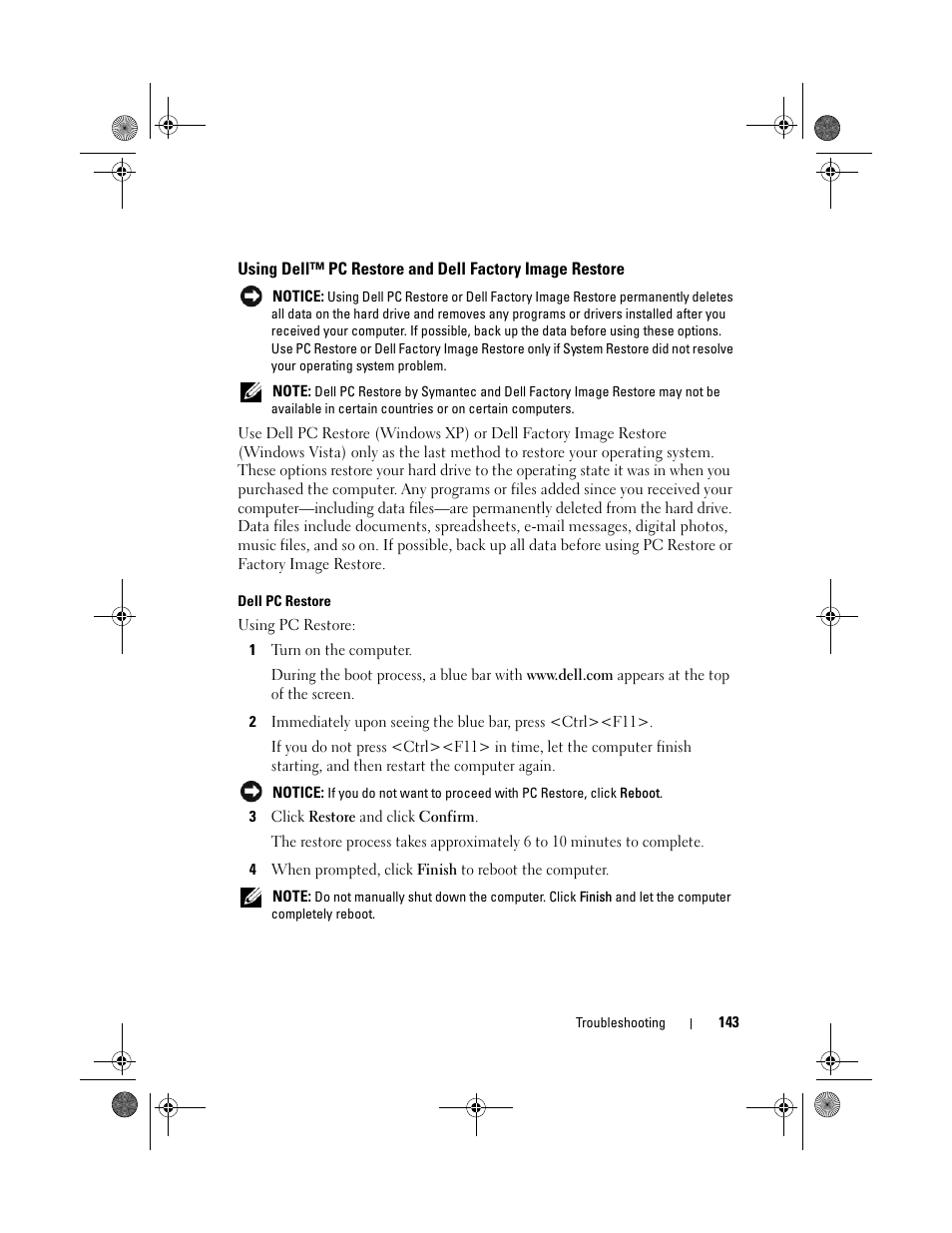 Dell XPS M1730 (M1730, Late 2007) User Manual | Page 143 / 208