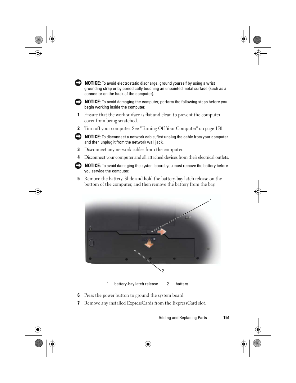 Dell XPS M1730 (M1730, Late 2007) User Manual | Page 151 / 208