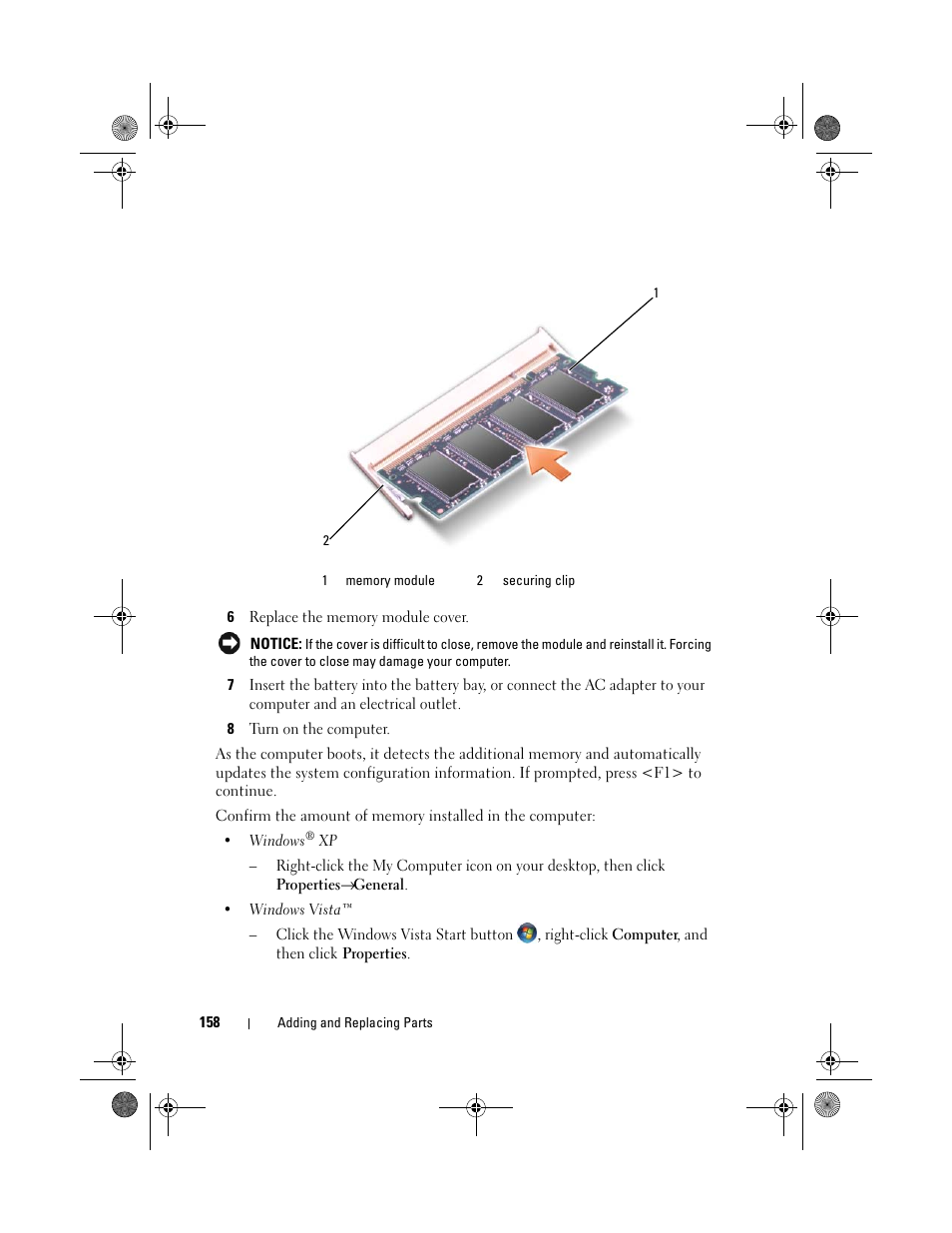 Dell XPS M1730 (M1730, Late 2007) User Manual | Page 158 / 208