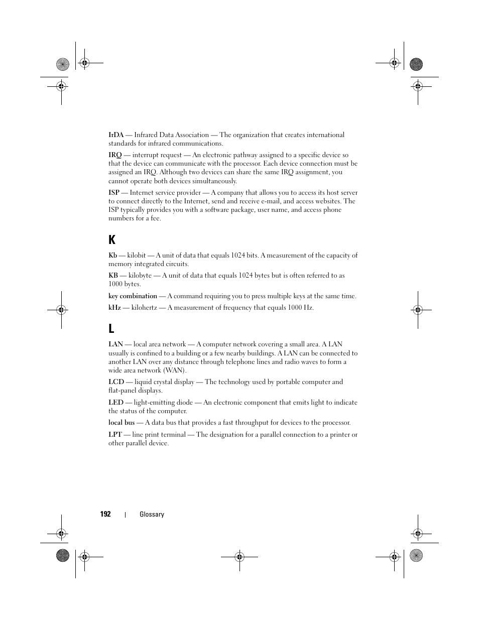 Dell XPS M1730 (M1730, Late 2007) User Manual | Page 192 / 208