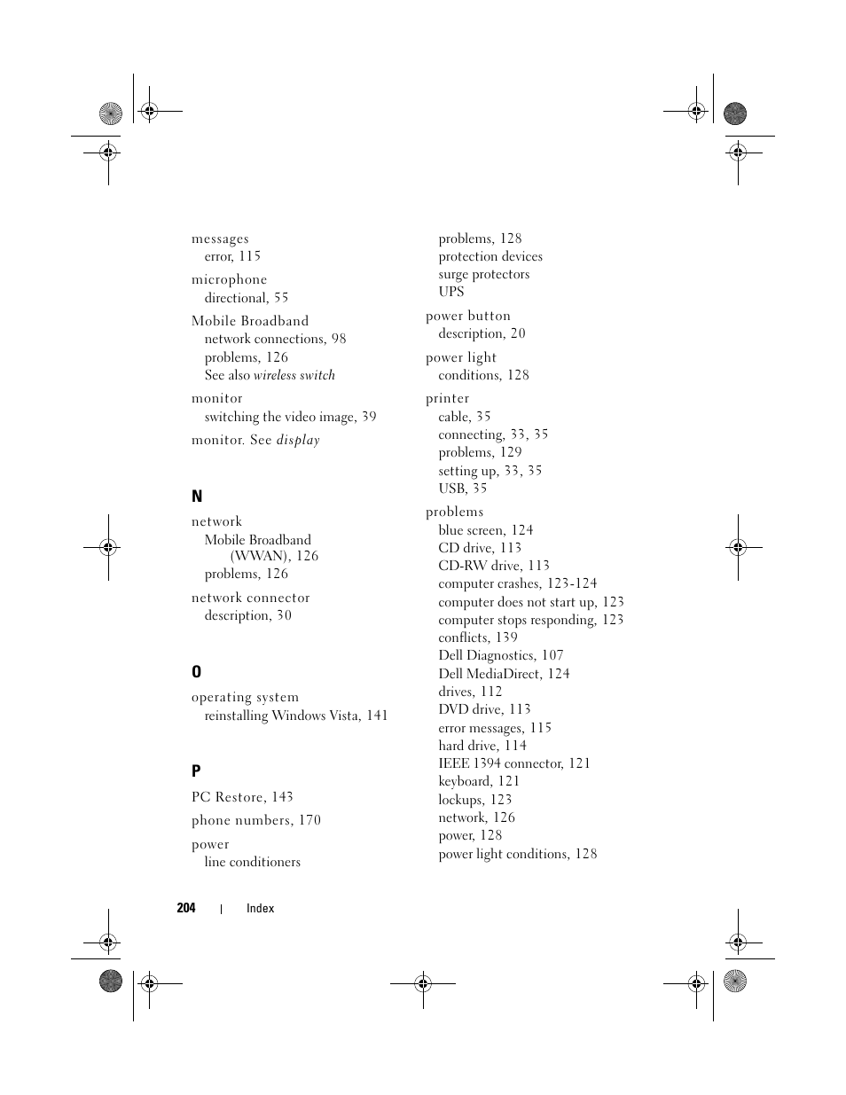 Dell XPS M1730 (M1730, Late 2007) User Manual | Page 204 / 208