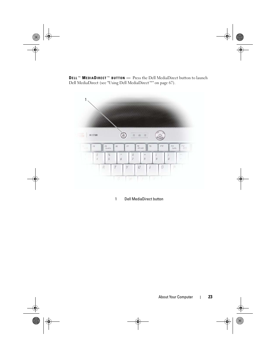 Dell XPS M1730 (M1730, Late 2007) User Manual | Page 23 / 208