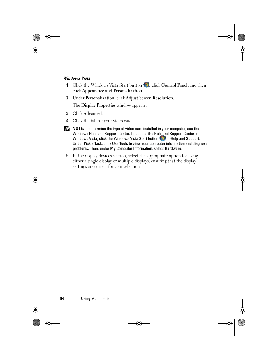 Dell XPS M1730 (M1730, Late 2007) User Manual | Page 84 / 208