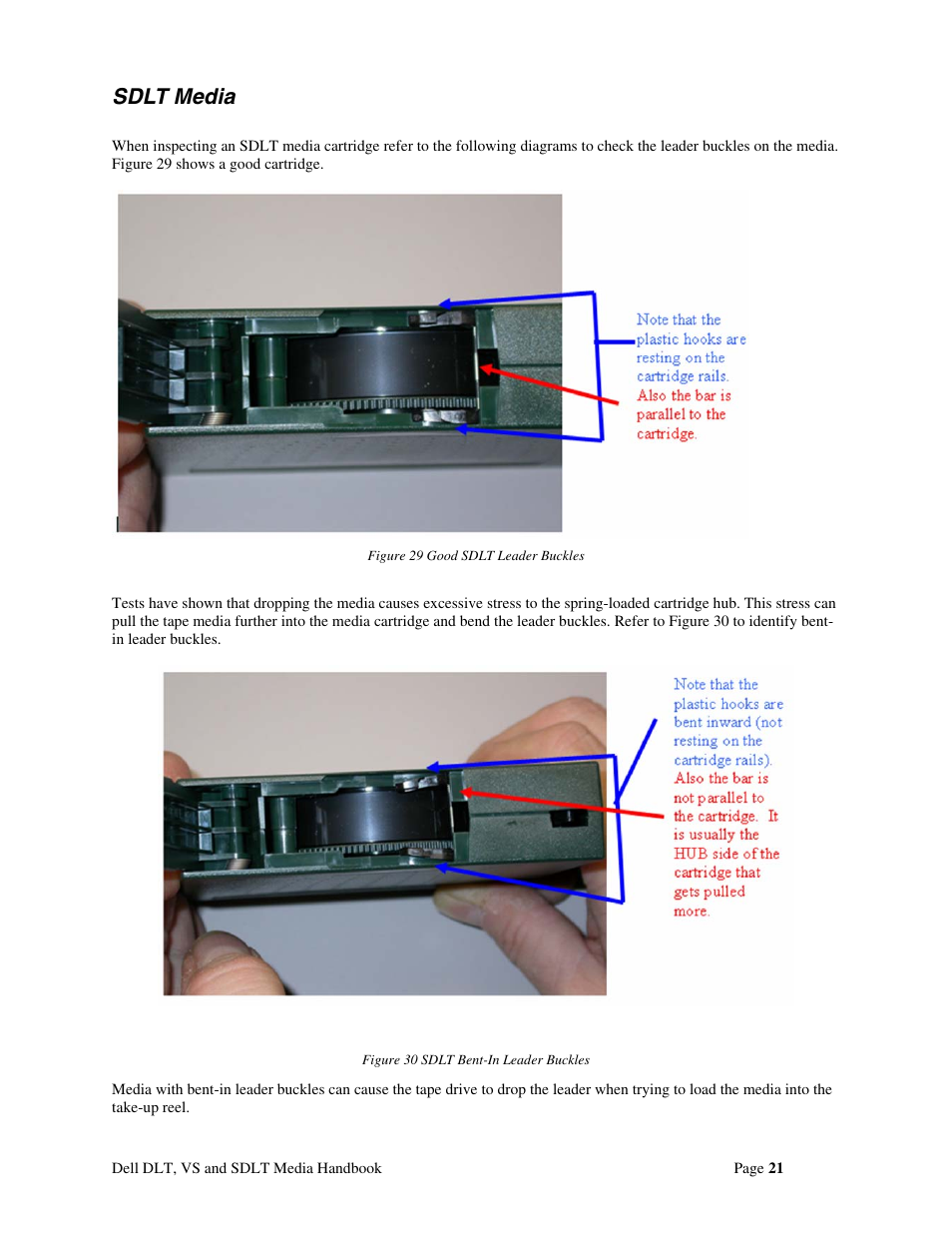 Sdlt media | Dell 110T DLT1 Drive User Manual | Page 21 / 23