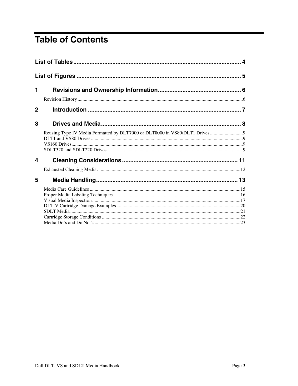 Dell 110T DLT1 Drive User Manual | Page 3 / 23