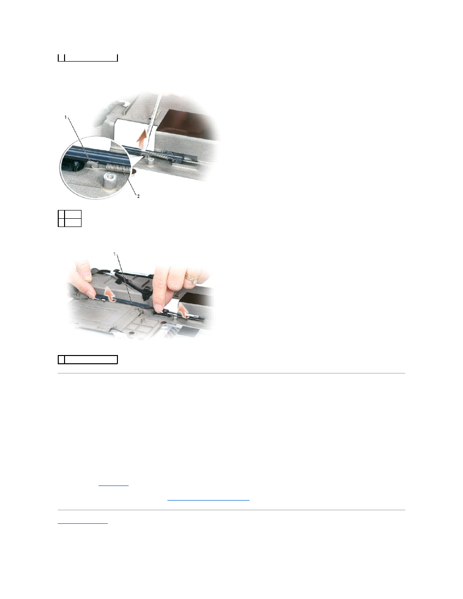 Replacing the battery latch assembly | Dell Inspiron XPS Gen 2 User Manual | Page 3 / 120
