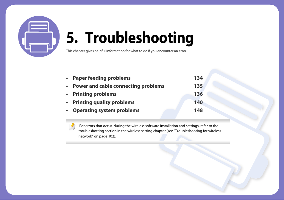 Troubleshooting | Dell B1160w Wireless Mono Laser Printer User Manual | Page 133 / 165